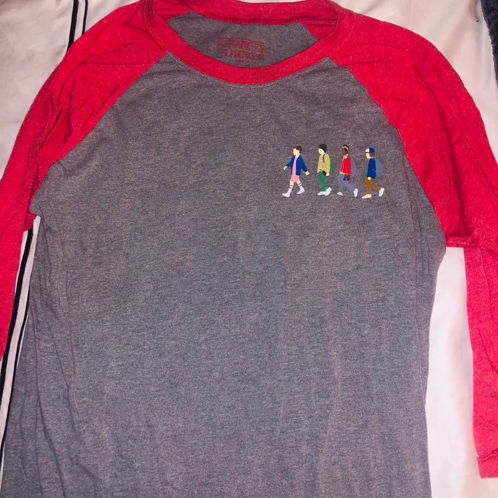 Stranger things quarter sleeve tee